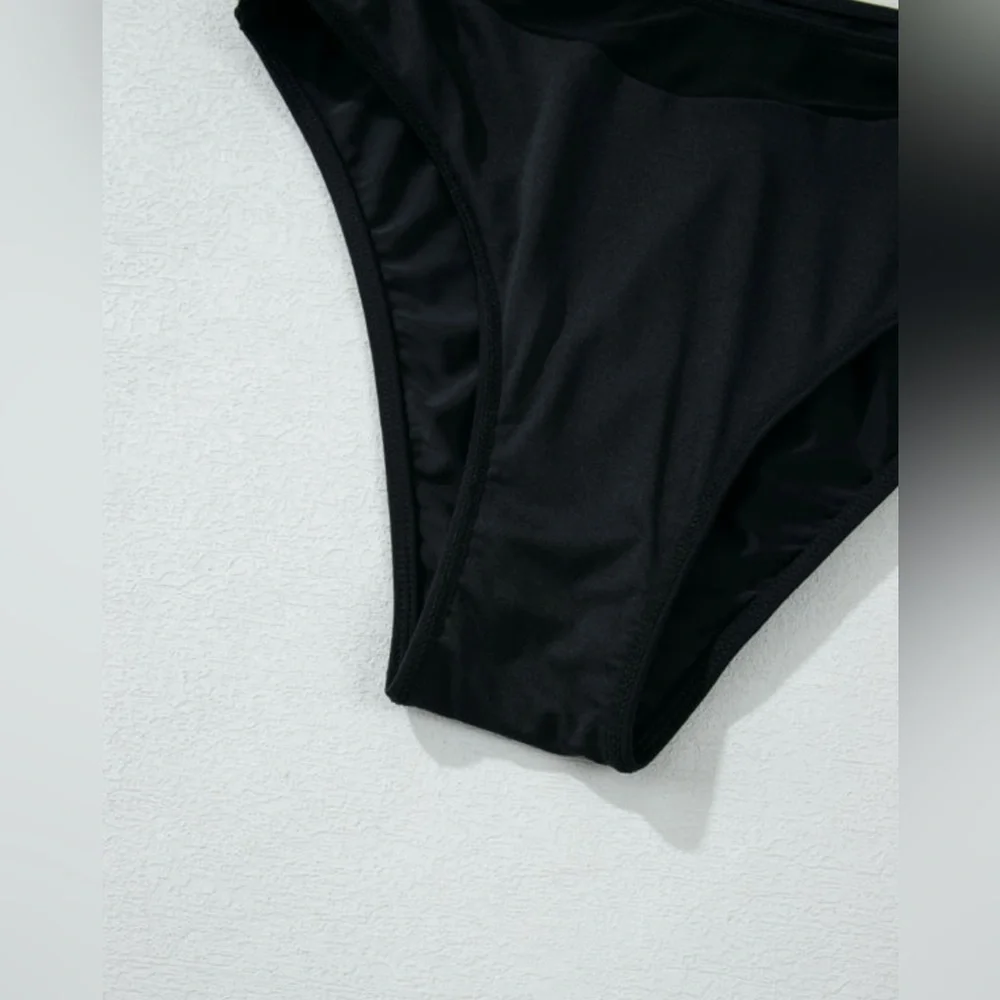 Black Mesh Bikini Set